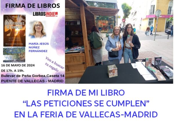 FIRMA DE MI LIBRO EN LA FERIA DE VALLECAS – MADRID