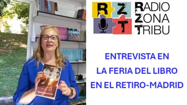 ENTREVISTA EN LA FERIA DEL LIBRO DEL RETIRO-MADRID -RADIO ZONA TRIBU