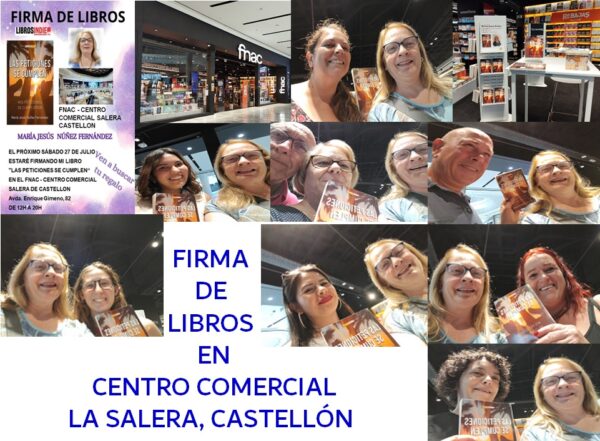 FIRMA DE LIBROS EN – FNAC -CENTRO COMERCIAL LA SALERA, CASTELLÓN