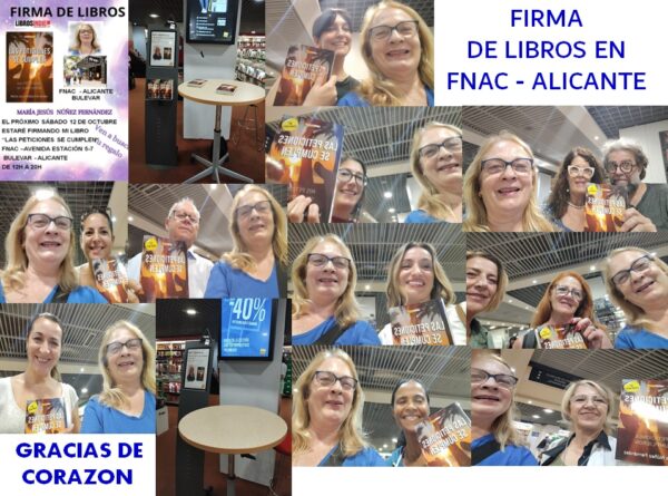 FIRMA DE LIBROS EN – FNAC ALICANTE