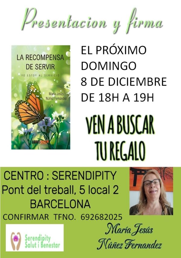 PRIMERA PRESENTACIÓN DEL LIBRO «LA RECOMPENSA DE SERVIR»