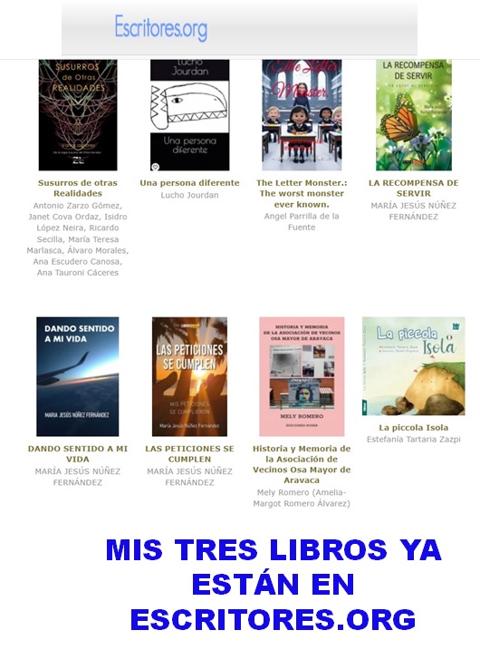 MIS LIBROS EN ESCRITORES.ORG