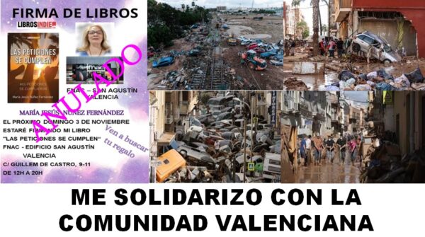 ME SOLIDARIZO CON LA COMUNIDAD VALENCIANA