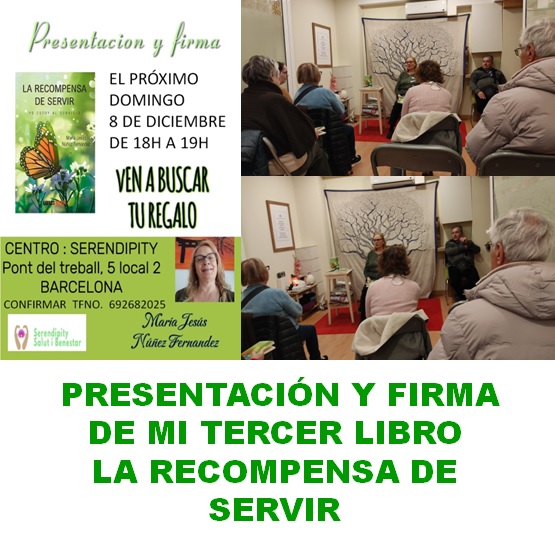 AUDIO-VIDEO PRESENTACION LIBRO LA RECOMPENSA DE SERVIR